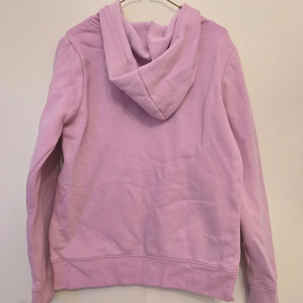 Gap Kids Barbie Logo Hoodie Pink Metallic‎ Foil Sweatshirt XL Kids
